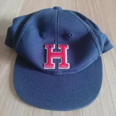 削除予定ホットビスケット　ミキハウス　ネイビーキャップ　ss46-48　男女兼用