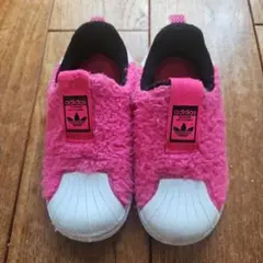 adidas ピンク スリッポン Size15