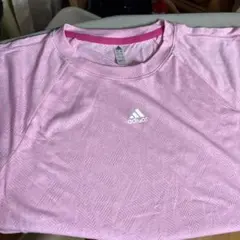 adidas ピンク トレーニングウエア　ランニング　ヨガ　ジム　 トップス