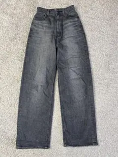 D07584 新品 YANUK Roomy ワイドストレート：M グレー - メルカリ