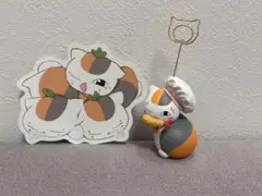 ニャンコ先生メモスタンドフィギアとステッカーセット