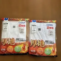 GUNZE 厚地スムース長袖、長ズボン