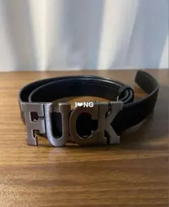 ベルトバックルのみ 交換用 ベルトなし メンズ ビンテージ FUCK