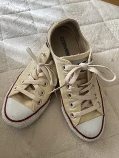 CONVERSE スニーカー クリーム　23.5cm