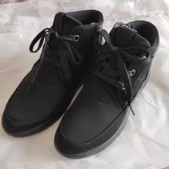 fitfit ブラック ハイカット スニーカー