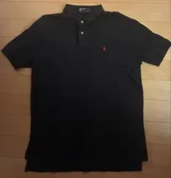 Ralph Lauren ポロシャツ y2k swag 短丈 ブラック 黒 - メルカリ