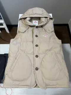 DANTON×BEAMS ダウンベスト　ベージュ　サイズ36