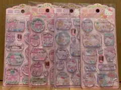 サンリオ　ウォーターシール　4シートセット