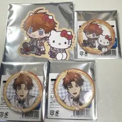 北見遊征 缶バッジ ステッカー にじさんじ 3SKM サンリオ