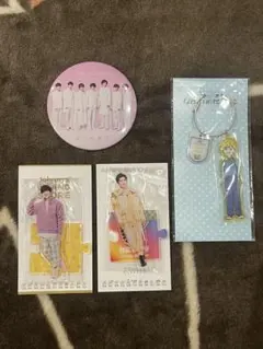 なにわ男子　長尾謙杜　アクリルスタンド　キーホルダー　缶バッジ