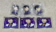 名探偵コナン　毛利小五郎セット（ちぢませ隊＋天文学者缶バッジ）×3