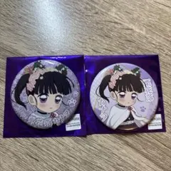 鬼滅の刃 ナンジャタウン 缶バッジ 栗花落カナヲ グリッター×1 ノーマル×1