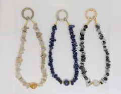 天然石 ストラップ 3点セット