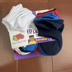 FRUIT OF THE LOOM ベビー靴下 10足セット 12-24ヶ月