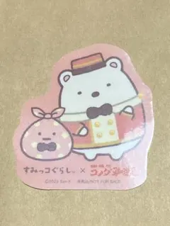 すみっコぐらし　コメダ珈琲店　オリジナルダイカットステッカー