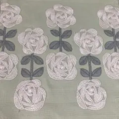 ミナペルホネン　ruusu (light green) ハギレ　ハンドメイド