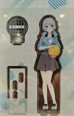 バンドリ × ROUND1 アクスタ 松原花音/ボウリングシャツ ver.