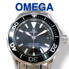てつ★OMEGA Seamaster120クオーツオメガ純正尾錠黒文字盤 てつ様専用☆OMEGA Seamaster120クオーツオメガ純正尾錠黒文字盤