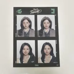 TWICE THIS IS FOR JAPAN 証明写真 ステッカー ミナ