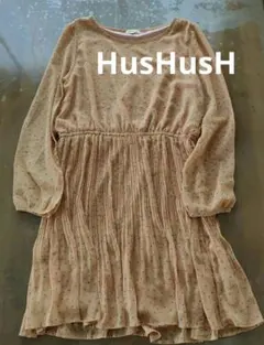 HusHusH シフォンプリーツワンピース ・チュニックのサムネイル
