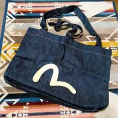 超美品　Evis デニム ショルダーバッグ　初期タグ 超美品 Evis デニム ショルダーバッグ 初期タグ 2025年最新】EVISU