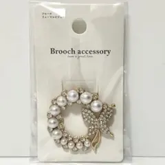 ブローチ　パール　ゴールド　蝶々　入学式卒業式　フォーマル　コサージュ　卒園入園