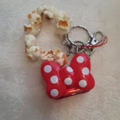 ディズニーランド　ポップコーンキーホルダー