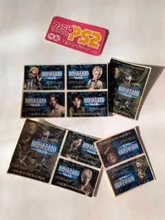 バイオハザードアウトブレイクFILE2・ファミ通メモリーカードシール10枚セット