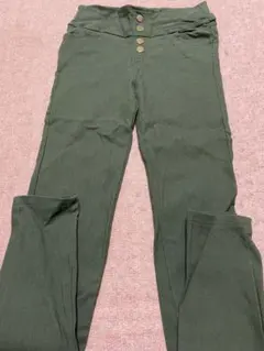 ハイウエストスキニーパンツ