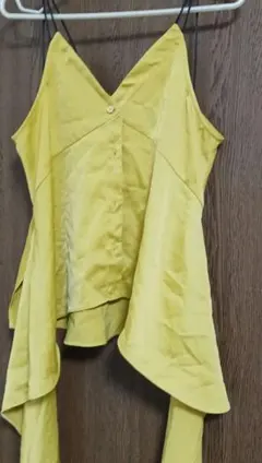 EMODA SIDE DRAPE 2WAY キャミソール イエローのサムネイル