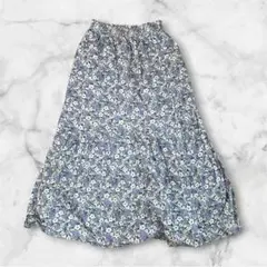 UNIQLO Paul & JOE コラボ　花柄ロングスカート Mのサムネイル