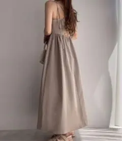 FILLOU ✳︎美品✳︎バックリボンフレアキャミワンピース