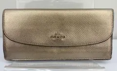 COACH コーチ　財布　ゴールド