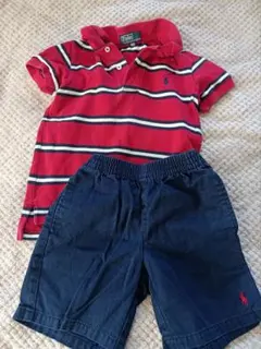 Polo Ralph Lauren ポロシャツとショートパンツセット 100
