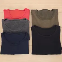 【週末最終値下げ】UNIQLO ユニクロ ヒートテック（Sサイズ） 5点セット