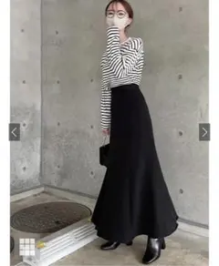 GRL gc60 ブラック マーメイドフレアスカート