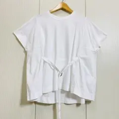 美品 LIFE WITH FLOWERS ベルト付き オーバーサイズ トップスのサムネイル