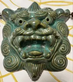 昭和レトロ　シーサー　陶器 獅子 壁掛け 飾り物