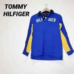 N84-1○ TOMMY HILFIGER 長袖ポロシャツ XL