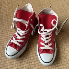 コンバース Converse ALL STAR 22cm 赤 スニーカー 美品