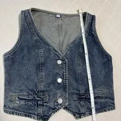 GU デニムベスト M 完売商品