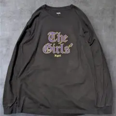 X-girl エックスガール OLD 長袖 Tシャツ ロンT ブラック L