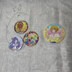【値下げ可】【ほぼ新品】スタートゥインクルプリキュア　はぐっとプリキュア缶バッジ