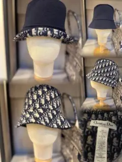 Christian Dior バケットハット サイズ59 ネイビー - メルカリ