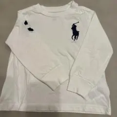 ポロ・長袖Tシャツ・ホワイト