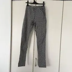 チェックのレギンスパンツ Mサイズ