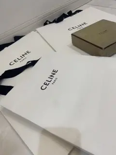 美品 セリーヌ CELINE ホワイト ショッパーのサムネイル