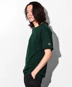 Championチャンピオン メンズロゴTシャツ半袖L シンプル春夏ブランド古着