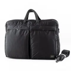 A413【ポーター／タンカー】ブリーフケース　ビジネスバッグ　ナイロン　ブラック