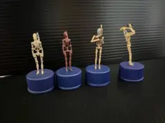 スターウォーズ ボトルキャップ コレクション バトルドロイド 4種セット